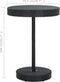 vidaXL - Tuintafel - 75,5x106 - cm - poly - rattan - zwart