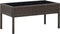vidaXL - Tuintafel - 75x40x37 - cm - poly - rattan - bruin