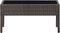 vidaXL - Tuintafel - 75x40x37 - cm - poly - rattan - bruin