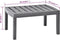 vidaXL - Tuintafel - 78x55x38 - cm - kunststof - mokkakleurig