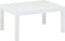 vidaXL - Tuintafel - 78x55x38 - cm - kunststof - wit