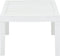 vidaXL - Tuintafel - 78x55x38 - cm - kunststof - wit