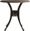 vidaXL - Tuintafel - 78x78x72 - cm - gietaluminium - bronskleurig