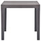vidaXL - Tuintafel - 78x78x72 - cm - kunststof - mokka