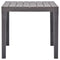 vidaXL - Tuintafel - 78x78x72 - cm - kunststof - mokka