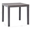 vidaXL - Tuintafel - 78x78x72 - cm - kunststof - mokka