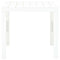 vidaXL - Tuintafel - 78x78x72 - cm - kunststof - wit