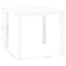 vidaXL - Tuintafel - 78x78x72 - cm - kunststof - wit