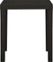 vidaXL - Tuintafel - 79x65x72 - cm - kunststof - antracietkleurig