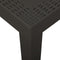 vidaXL - Tuintafel - 79x65x72 - cm - kunststof - antracietkleurig