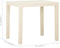 vidaXL - Tuintafel - 79x65x72 - cm - kunststof - wit