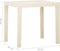 vidaXL - Tuintafel - 79x65x72 - cm - kunststof - wit