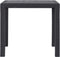 vidaXL - Tuintafel - 79x79x72 - cm - rattan-look - kunststof - bruin