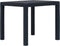 vidaXL - Tuintafel - 79x79x72 - cm - rattan-look - kunststof - antraciet