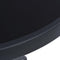 vidaXL - Tuintafel - 80 - cm - staal - en - glas - zwart