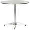 vidaXL Tuintafel 80x70 cm aluminium zilverkleurig