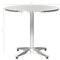vidaXL Tuintafel 80x70 cm aluminium zilverkleurig