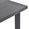vidaXL - Tuintafel - 80x75x72 - cm - kunststof - antraciet