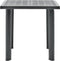 vidaXL - Tuintafel - 80x75x72 - cm - kunststof - antraciet