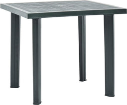 vidaXL - Tuintafel - 80x75x72 - cm - kunststof - groen