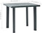 vidaXL - Tuintafel - 80x75x72 - cm - kunststof - groen