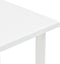 vidaXL - Tuintafel - 80x75x72 - cm - kunststof - wit