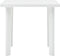 vidaXL - Tuintafel - 80x75x72 - cm - kunststof - wit