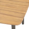 vidaXL - Tuintafel - 80x80x72 - cm - massief - acaciahout - en - staal
