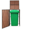 vidaXL - Tuintafel - 80x80x72 - cm - massief - acaciahout - en - staal
