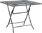vidaXL - Tuintafel - 80x80x72 - cm - metaalgaas - antracietkleurig