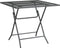 vidaXL - Tuintafel - 80x80x72 - cm - metaalgaas - antracietkleurig