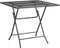 vidaXL - Tuintafel - 80x80x72 - cm - metaalgaas - antracietkleurig