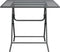 vidaXL - Tuintafel - 80x80x72 - cm - metaalgaas - antracietkleurig
