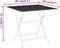 vidaXL - Tuintafel - 80x80x72 - cm - metaalgaas - antracietkleurig