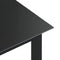 vidaXL - Tuintafel - 80x80x74 - cm - aluminium - en - glas - zwart