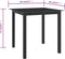 vidaXL - Tuintafel - 80x80x74 - cm - aluminium - en - glas - zwart