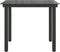 vidaXL - Tuintafel - 80x80x74 - cm - aluminium - en - glas - zwart