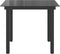 vidaXL - Tuintafel - 80x80x74 - cm - aluminium - en - glas - zwart