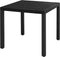 vidaXL - Tuintafel - 80x80x74 - cm - aluminium - en - HKC - zwart