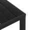 vidaXL - Tuintafel - 80x80x74 - cm - aluminium - en - HKC - zwart
