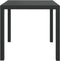 vidaXL - Tuintafel - 80x80x74 - cm - aluminium - en - HKC - zwart