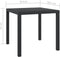 vidaXL - Tuintafel - 80x80x74 - cm - aluminium - en - HKC - zwart