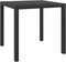 vidaXL - Tuintafel - 80x80x74 - cm - aluminium - en - HKC - zwart
