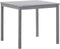 vidaXL - Tuintafel - 80x80x74 - cm - massief - acaciahout - grijs