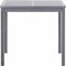 vidaXL - Tuintafel - 80x80x74 - cm - massief - acaciahout - grijs
