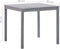 vidaXL - Tuintafel - 80x80x74 - cm - massief - acaciahout - grijs