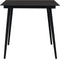 vidaXL - Tuintafel - 80x80x74 - cm - staal - en - glas - zwart
