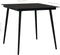 vidaXL - Tuintafel - 80x80x74 - cm - staal - en - glas - zwart
