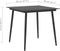 vidaXL - Tuintafel - 80x80x74 - cm - staal - en - glas - zwart