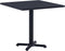 vidaXL - Tuintafel - 80x80x75 - cm - zwart